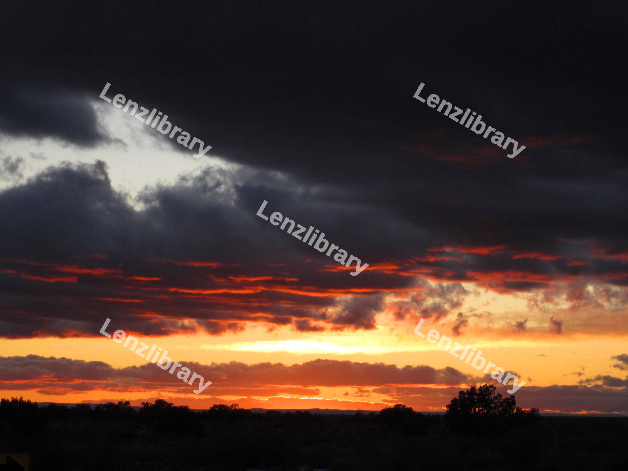 Spectacular sunset